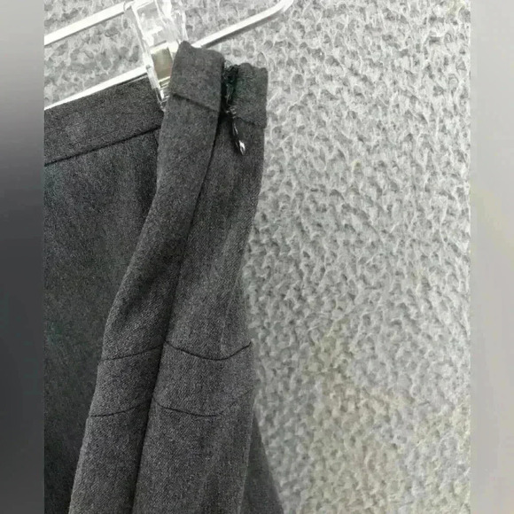 Express Skirt Womens Gray Pencil Mini Stretch Paneled Straight Career Office - Picture 5 of 7